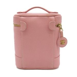 Chanel Vanity Bag Skin Caviar Pink